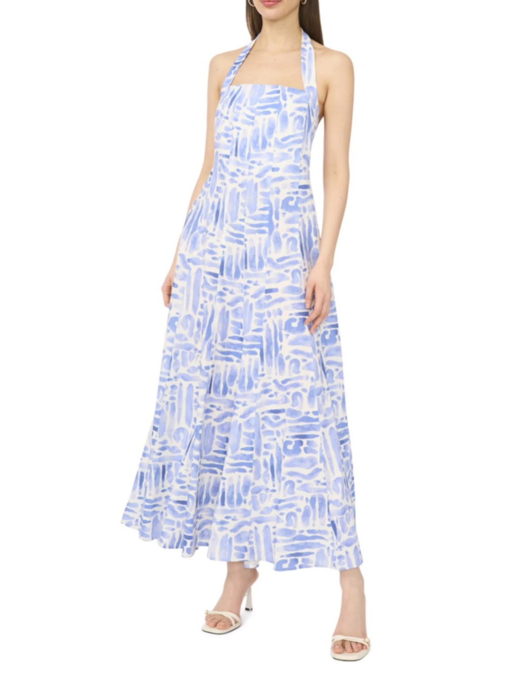 MSK Halter maxi dress